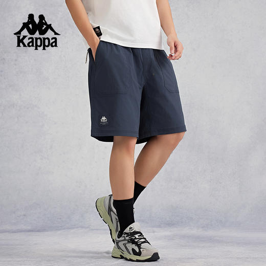 kappa卡帕背靠背短裤男夏季2024新款休闲宽松防泼水运动裤五分裤K0E52DY81 商品图2