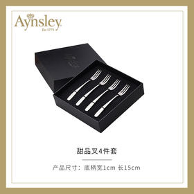 英国Aynsley安斯丽家用高档精致不锈钢西餐下午茶甜品刀勺叉套装
