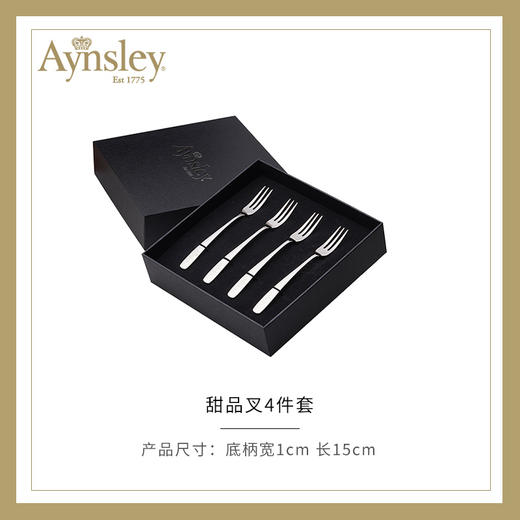 英国Aynsley安斯丽家用高档精致不锈钢西餐下午茶甜品刀勺叉套装 商品图0