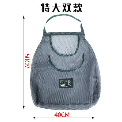 【厨房壁挂式果蔬挂袋】大蒜头网兜洋葱生姜收纳袋子 多层网袋 商品图8