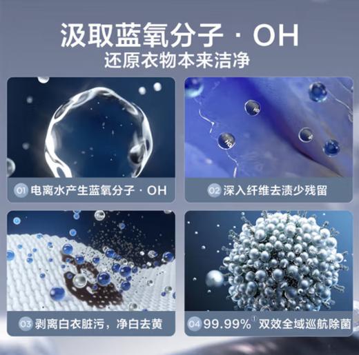 小天鹅（LittleSwan）（202721）全自动洗衣机滚筒 10公斤大容量家用变频滚筒洗衣机 智能投放 超薄自由嵌入 蓝氧特渍净 水魔方护色 超微净泡洗 TG100MS19ILZ 商品图5