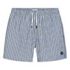 DSTREZZED 男士夏日速干泡泡纱条纹休闲慢跑短裤 薄款宽松时尚 商品缩略图0