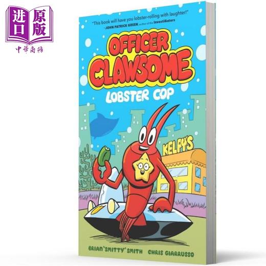 【中商原版】桥梁漫画 龙虾警察1 Officer Clawsome Lobster Cop 英文原版 儿童幽默漫画故事 动物图画图像小说 童书 8岁以上 商品图1