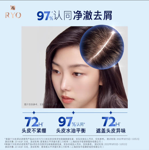 吕舒爽清润净澈去屑洗发水400ml 商品图1