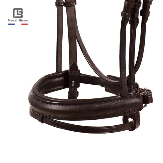 牛皮水勒僵欧洲进口骑马缰绳马术装备马匹用具骑马装备 商品图3
