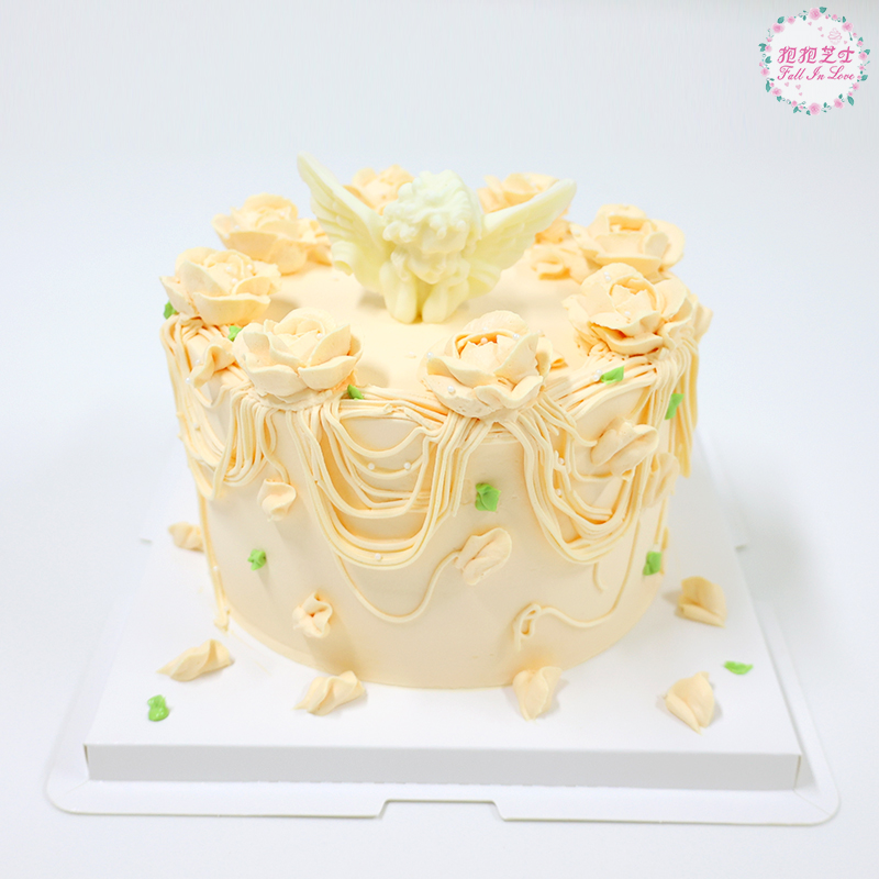 【爱的天使复古蛋糕】爱的天使，守护每一个需要温暖的宝贝