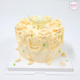 【爱的天使复古蛋糕】爱的天使，守护每一个需要温暖的宝贝