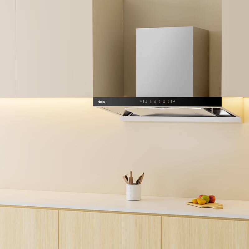 海尔CXW-358-ET930 抽油烟机 28m³/min 1100pa 一键热熔洗 挥手智控油烟机