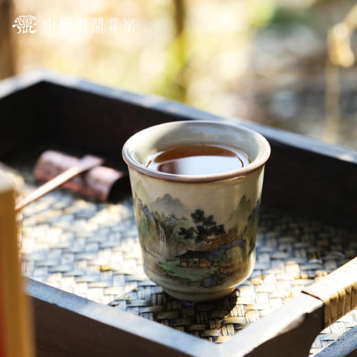 问鼎哥窑精工款幽韵杯（山水人家） 商品图3