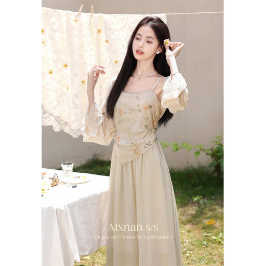 鹿向南「江南烟雨」新中式新款女夏设计感开衫L35330SY-1 商品图2