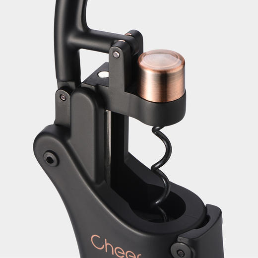 Cheer启尔 黑金兔头红酒手动开瓶器 乔迁新居礼品盒送礼商务套装 商品图4