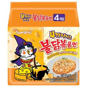 삼양 4가지치즈 불닭볶음면(145gx4)