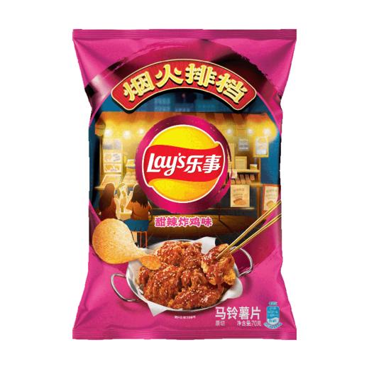 TD乐事70g甜辣炸鸡味薯片 商品图0