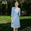 AD高级感职业连衣裙女士通勤OL西装裙夏季七分袖工作服上镜面试装 商品缩略图2