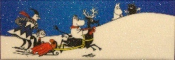 雪橇 闪光冰箱贴