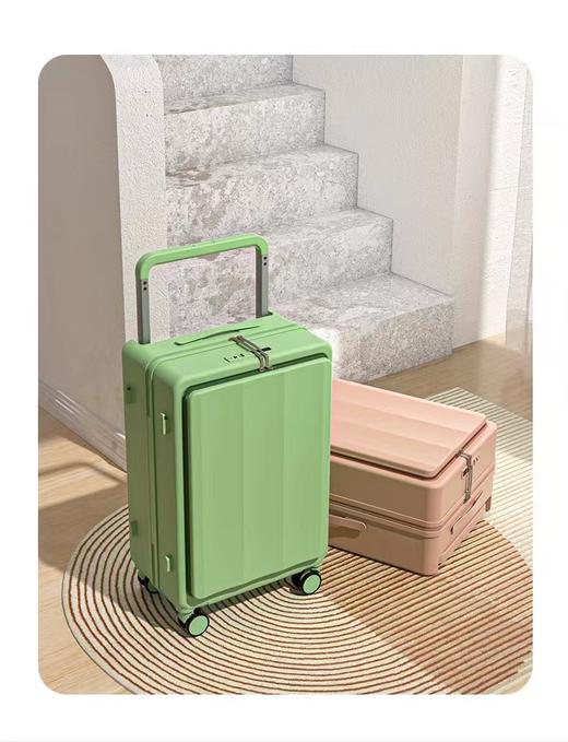 宽拉杆行李箱前置开口多功能旅行箱女密码皮箱子男拉杆箱商务新款 商品图7