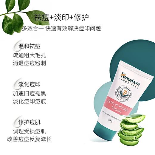 【中欧班列精选】印度西玛啦雅Himalaya痘痘修复霜30g/支 cs 商品图3