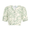 VIMAGE纬漫纪夏季新款气质时尚印花泡泡袖短上衣V2109710 商品缩略图6