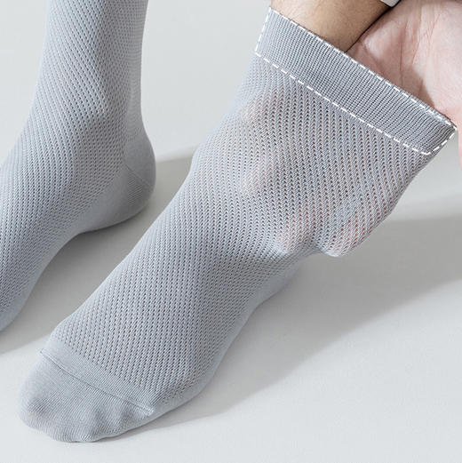 匹马棉网眼长短款男女袜｜进口匹马棉、舒适干爽【G】 商品图1