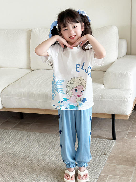 前方高能💰59.9到手2件 「三枪&Disney迪士尼短袖T恤」男宝女宝都好穿，天花板穿搭啊 ✔️100%棉，A类婴幼儿标准 ，软糯舒适透气 ✔️迪士尼IP联名，图案可爱童趣 ✔️男女宝同版型，6款 商品图2