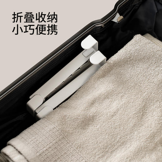 FaSoLa门后挂衣钩免打孔门上收纳挂架出差旅行酒店折叠便携晾衣架 商品图4