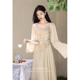 鹿向南「江南烟雨」新中式新款女夏设计感开衫L35330SY-1