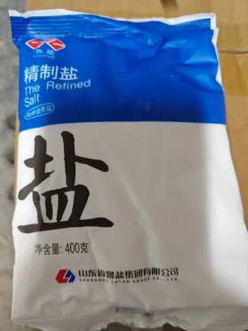 鲁晶加碘精制盐400g