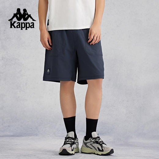 kappa卡帕背靠背短裤男夏季2024新款休闲宽松防泼水运动裤五分裤K0E52DY81 商品图0
