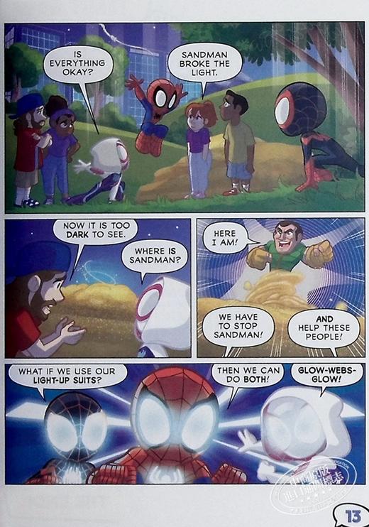 【中商原版】蜘蛛侠和他的神奇朋友 团队合作拯救了一天 Spidey and His Amazing Friends 英文原版 Marvel Press 商品图8