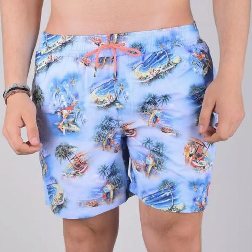 COLOURS & SON 男士印花夏日运动短裤 休闲夏季速干宽松时尚薄款 商品图4