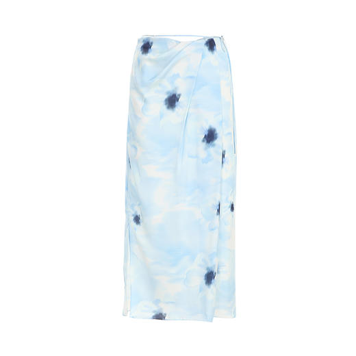 VIMAGE纬漫纪夏季新款时尚浪漫高腰显瘦印花半身裙V2106721 商品图6