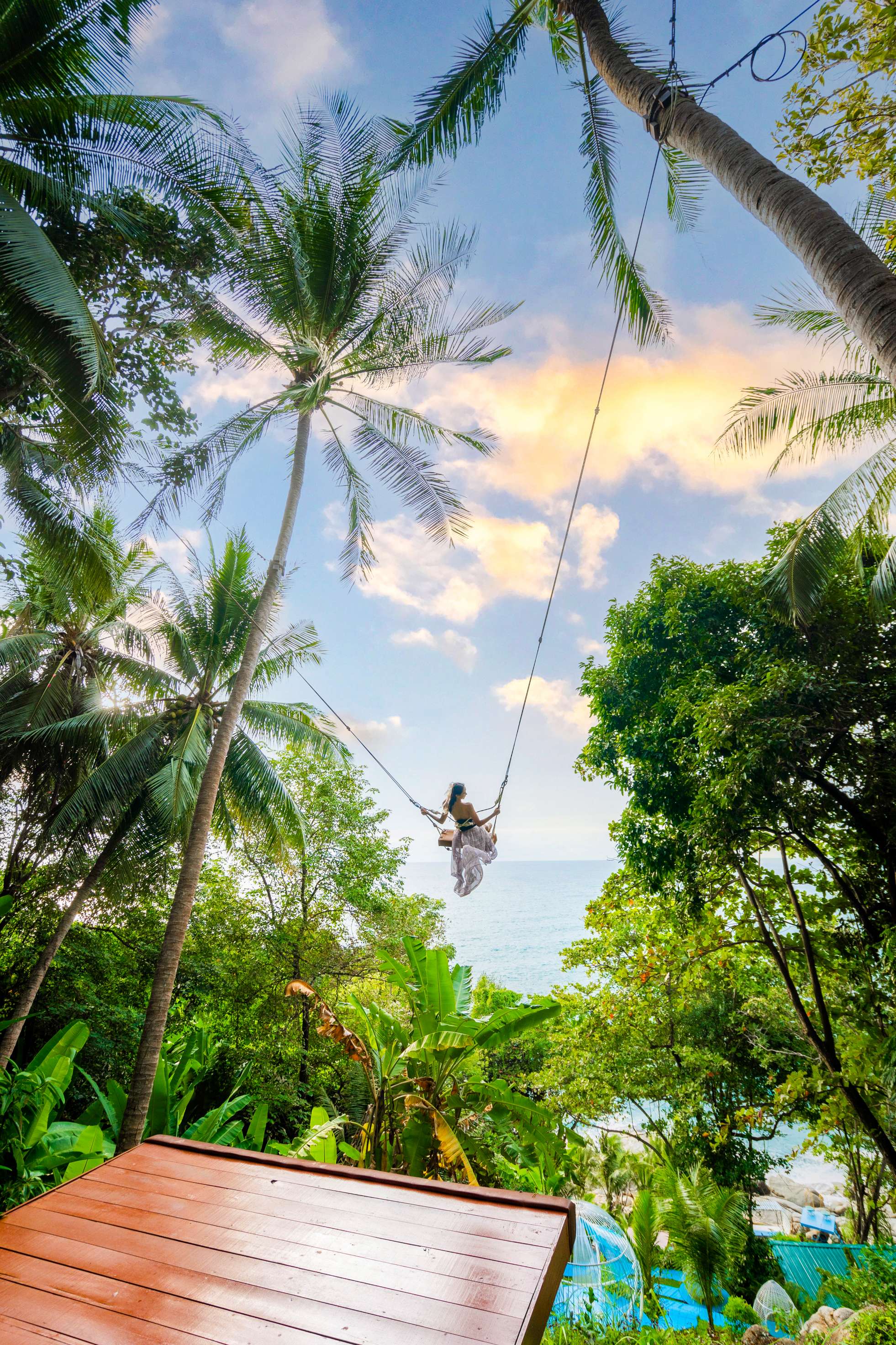 泰国普吉巨石海滩秋千【N款秋千任玩|180度日落观赏点|网红拍摄圣地】