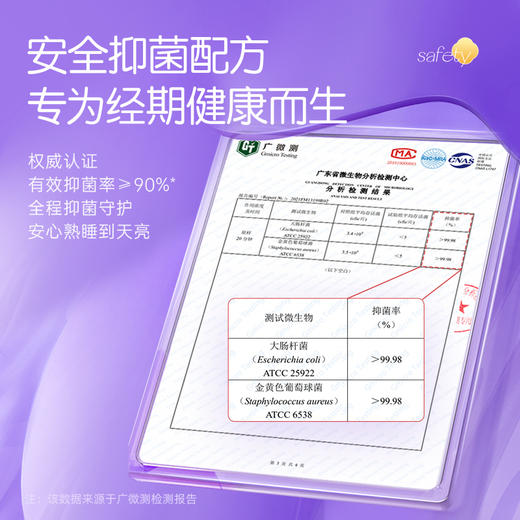 【量大的姐妹看过来】舒莱悬浮芯430mm超长夜用卫生巾3包12片 商品图4