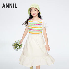 安奈儿女童连衣裙	ag423804
