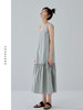 2024SS 抽褶蛋糕长绒棉连衣裙 商品缩略图3