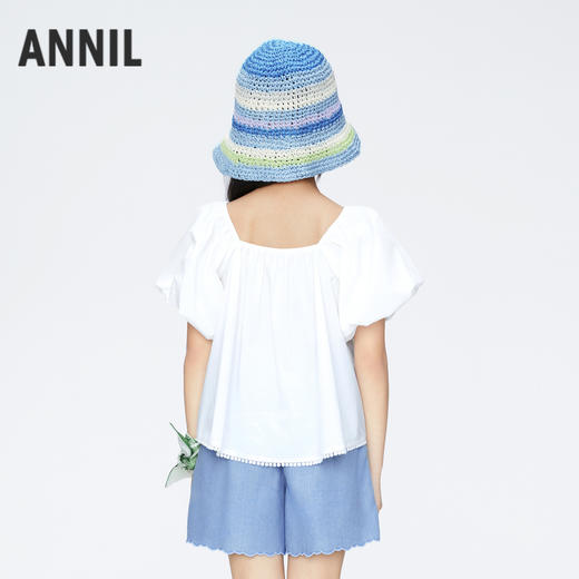 安奈儿女童短袖衬衣ag421811 商品图2