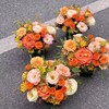 橙色系方缸桌花 商品缩略图0