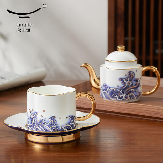 永丰源 海上明珠4头茶具套装下午茶杯碟茶壶茶杯礼盒装 商品图4