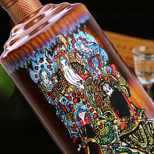 五虎将 酱香53度白酒1L单瓶礼盒酱香型纯粮食高度白酒 商品图3