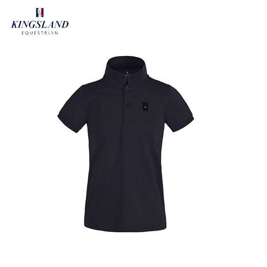 欧洲进口Kingsland夏季款儿童马术骑马短袖衬衫T恤男女同款 商品图2