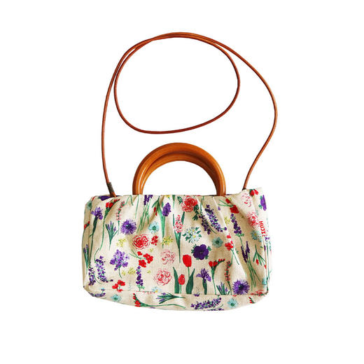 HUJI祤集sunrise手提斜挎包插画花花 商品图3