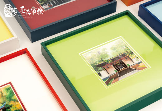 艷湘绣 长来常往 手工刺绣商务礼品摆件挂件 文创艺术摆件湘绣两面绣特产 商品图6