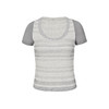 NUTH撞色条纹针织t恤修身显瘦正肩短袖女 商品缩略图5