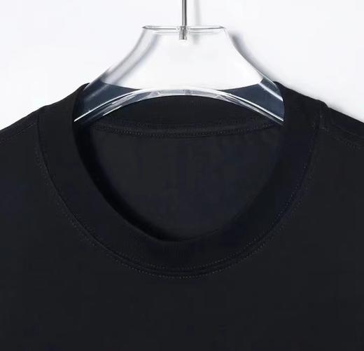 T1098夏季新款珍珠装饰蝴蝶印花男士短袖百搭潮流休闲上衣宽松T恤 商品图2