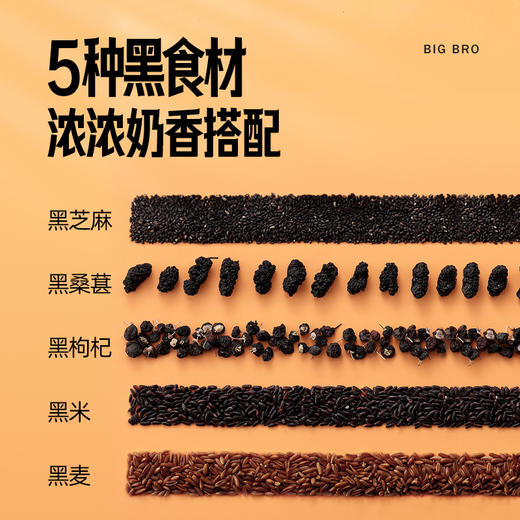 【自营】大吃兄-五黑沙琪玛720g 商品图3