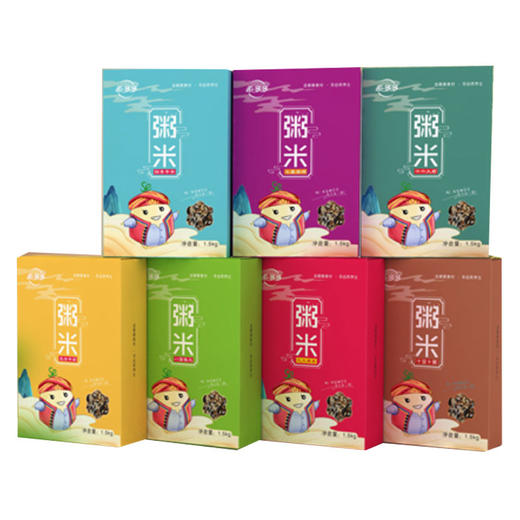 恩施馆 五彩粥米礼盒350g*7盒 商品图0