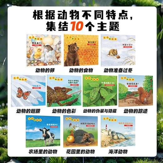 生命的故事（手绘版）（共10册）科普绘本昆虫昆虫世界 商品图1