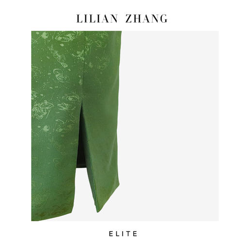 2401090  E系列—「东方意蕴」—“中式老钱”—提花新中式改良旗袍连衣裙 商品图3