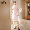 IWY/粉色西装套装裙职业装两件套女夏短袖西服收腰高级感医美工装CS1974 商品缩略图4