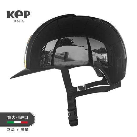 KEP意大利进口马术头盔黑色金框CROMO2.0  骑士头盔 商品图1
